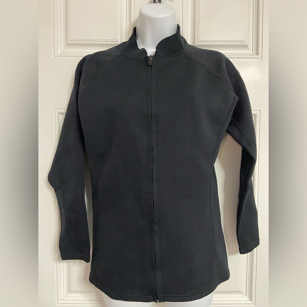 MICOSUZA Black Full-Zip Neoprene Wetsuit Jacket